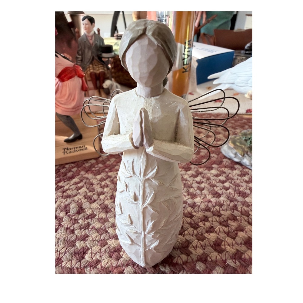 Willow Tree A Tree A Prayer Angel Figurine OS Cream Excellent Susan Lordi 2005